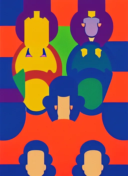 Image similar to multilayered men by shusei nagaoka, kaws, david rudnick, pastell colours, cell shaded, 8 k