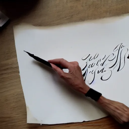 Prompt: Calligraphy