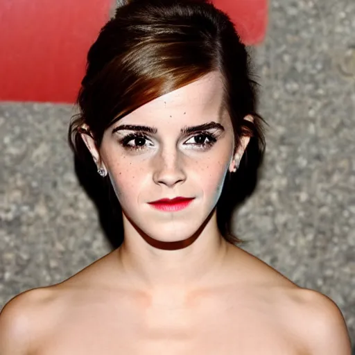 Image similar to emma watson upside down