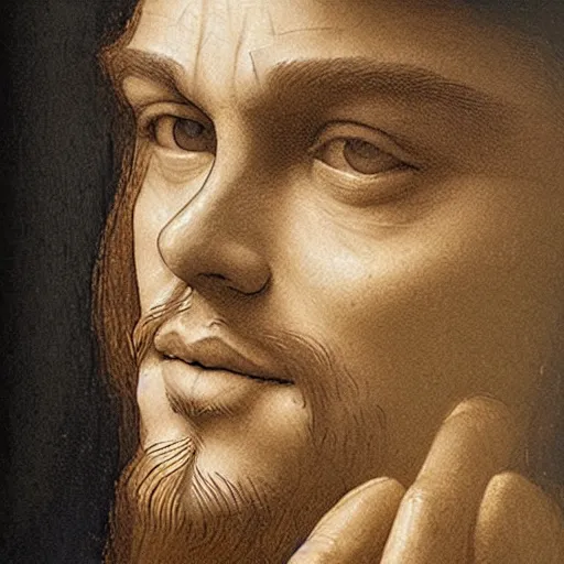 Prompt: leonardo di caprio as leonardo da vinci