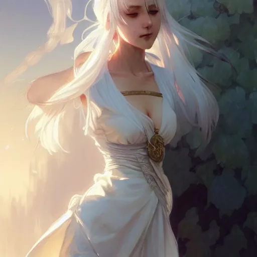 Steam Workshopanime girl in white dress