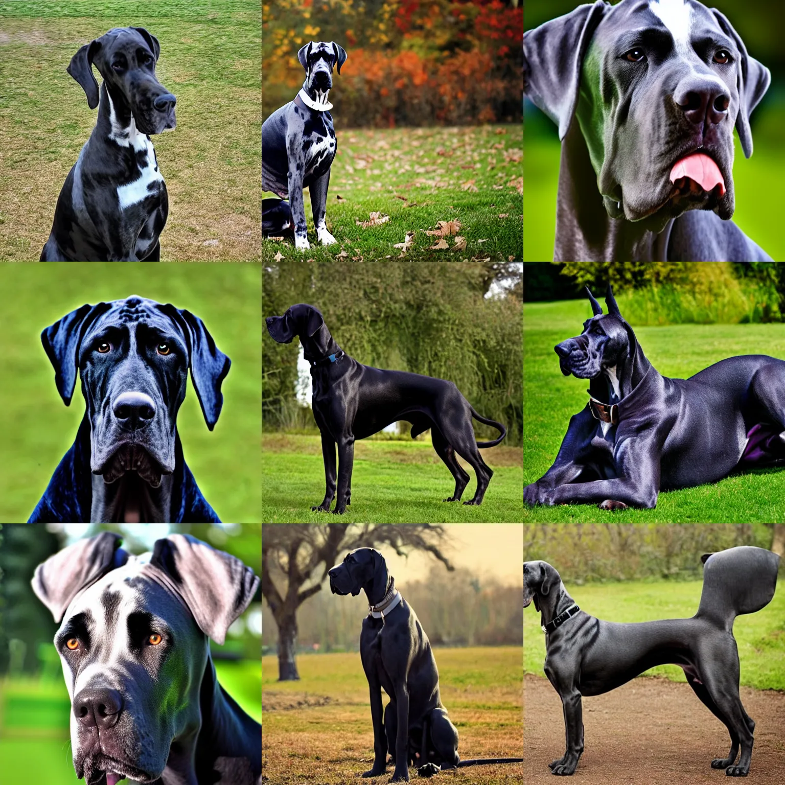 Prompt: A Great Dane Dog