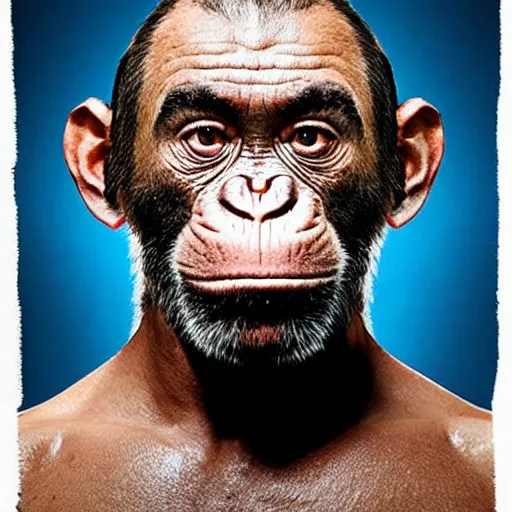 Image similar to Joe rogan as a chimp