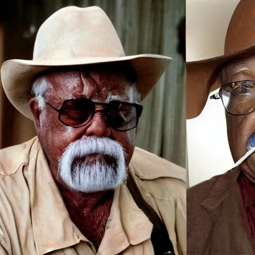 Prompt: wilford brimley as an african american