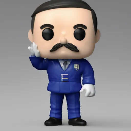 Image similar to 3 d render of funko pop figurine of adolf hitler. realistic. photo. photorealistic. detailed. high quality. high resolution. lossless quality. lossless. 8 k. hdr. 4 k. 8 k resolution. 1 6 k resolution