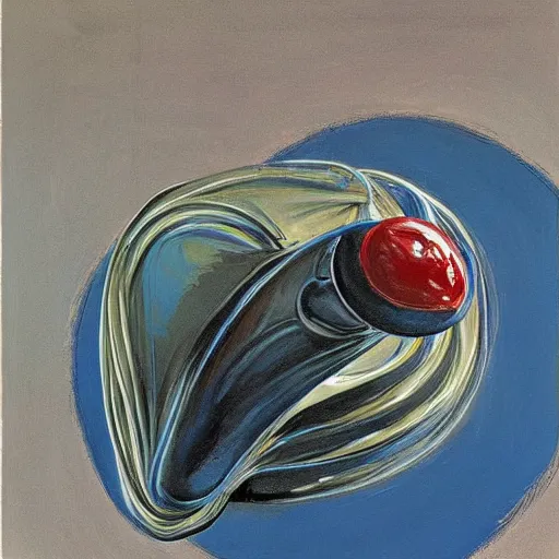 Image similar to alien by wayne thiebaud