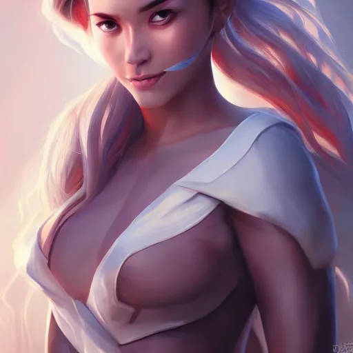 Image similar to portrait of sykkuno, matte painting by artgerm, artstation