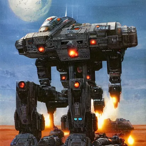 Image similar to marvel war machine, chris foss, john harris, beeple, wayne barlowe