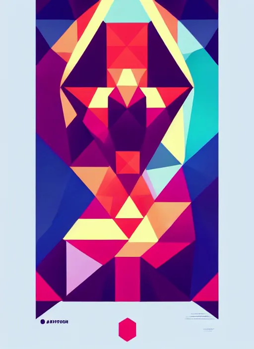 Image similar to symmetry!! vector poster art of abstract cube, centered, solid bacgkround, median photoshop filter vector behance, hd by artgerm, jesper ejsing, by rhads, makoto shinkai and lois van baarle, ilya kuvshinov, rossdraws, illustration, art by ilya kuvshinov and gustav klimt