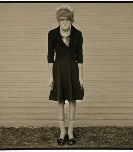 Image similar to high quality high detail photograph by by diane arbus, hd,