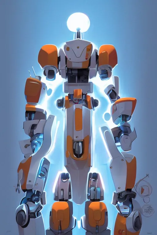 Image similar to metabots medabots medarotto medarot robot minimalist comics, behance hd by jesper ejsing, by rhads, makoto shinkai and lois van baarle, ilya kuvshinov, rossdraws global illumination ray tracing hdr radiating a glowing aura