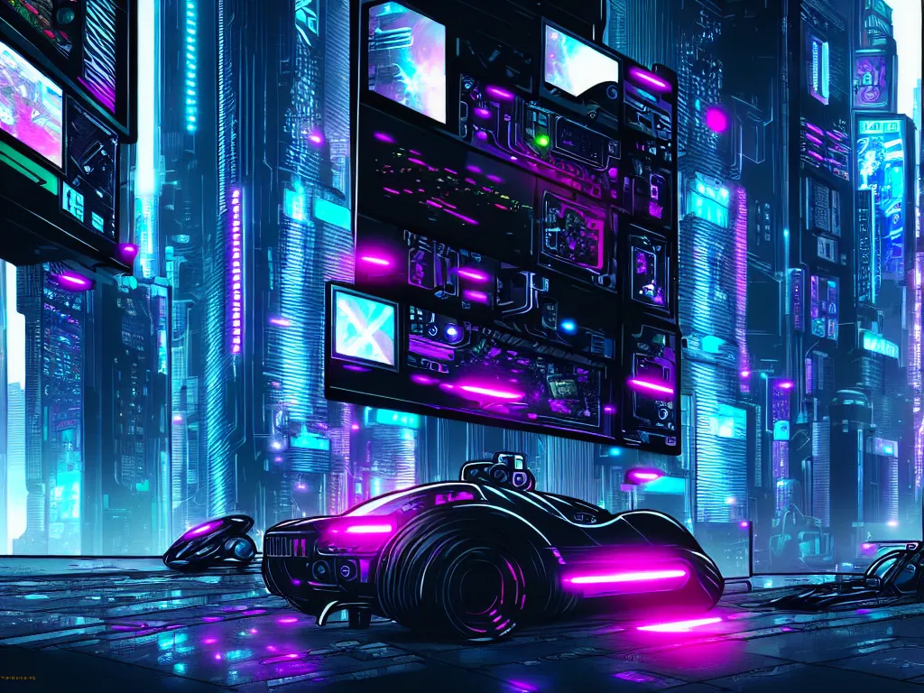 Prompt: epic card scans, cyberpunk style highly detailed, digital art,