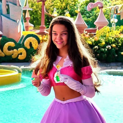 Image similar to olivia rodrigo as a disney character