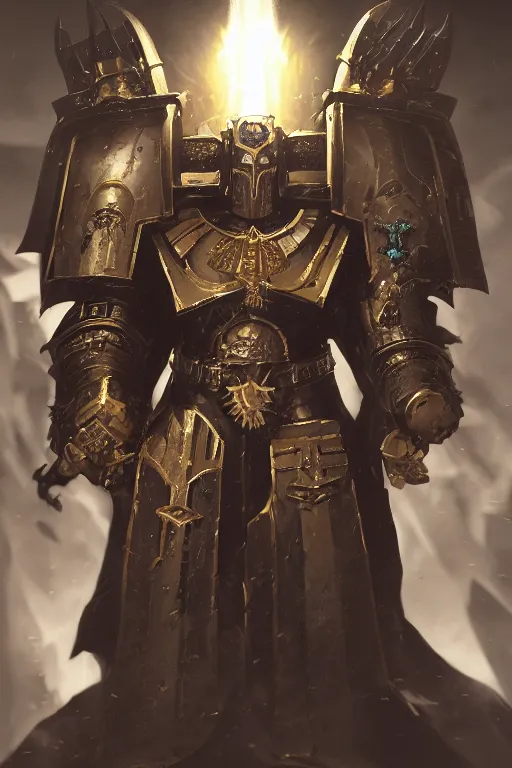 Image similar to queen portrait heros warhammer 4 0 k horus heresy fanart - the primarchs emperor by johannes helgeson animated with vfx concept artist & illustrator global illumination ray tracing hdr fanart arstation zbrush central hardmesh 8 k octane renderer comics stylized