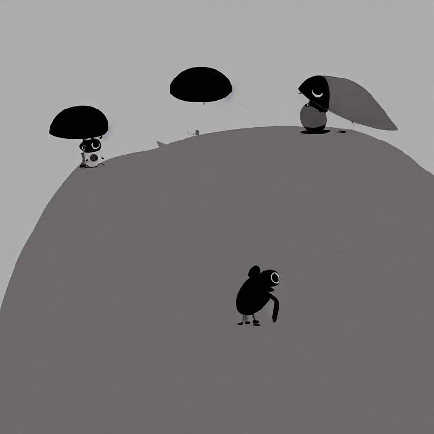 Prompt: Goro Fujita illustrating a beautiful black and white Erinaceidae on a plain background, art by Goro Fujita, sharp focus, highly detailed, ArtStation