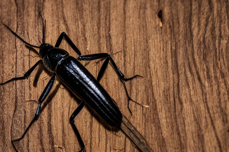 Image similar to macro photo insect сerambycidae on a cut of sandalwood, shot on Leica SL2