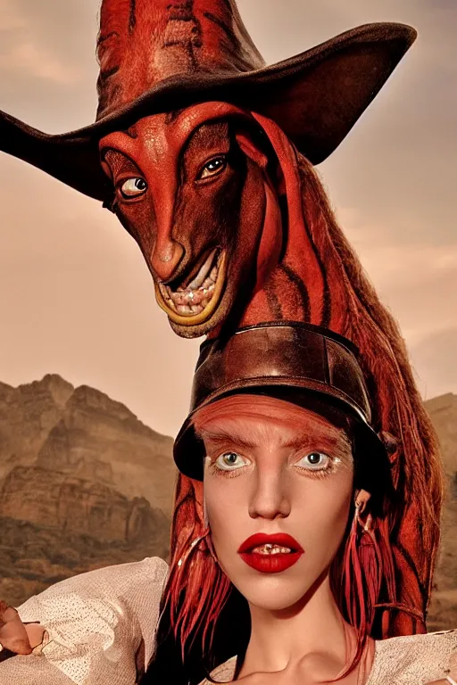 gopro closeup of jar jar binks as a female cowgirl, | Stable Diffusion ...