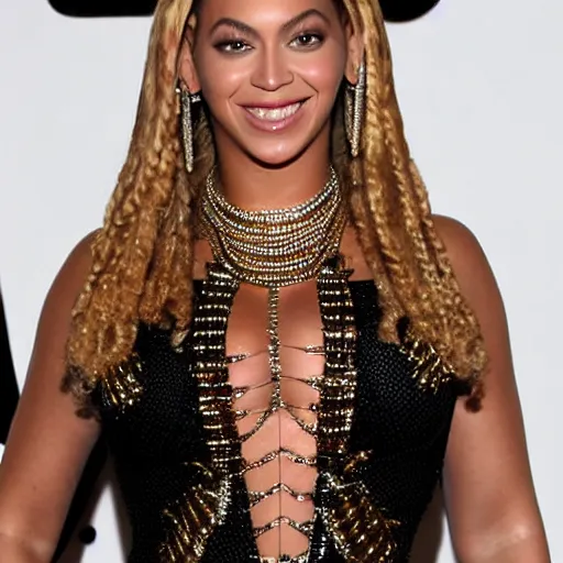 Prompt: beyonce with a bee body