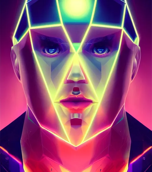 Image similar to symmetry!! european prince of technology, solid cube of light, hard edges, product render retro - futuristic poster scifi, lasers and neon circuits, handsome european prince, intricate, elegant, highly detailed, digital painting, artstation, concept art, smooth, sharp focus, illustration, dreamlike, art by artgerm