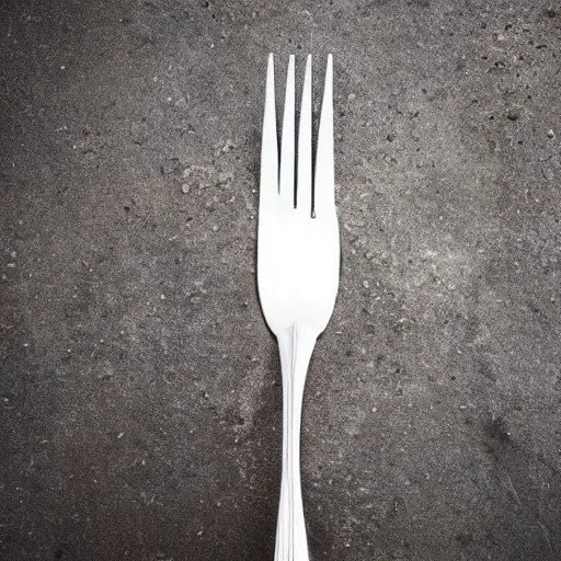 Image similar to giant fork with fork head holding forks, epic fork, hyper realistic high quality professional fork photography