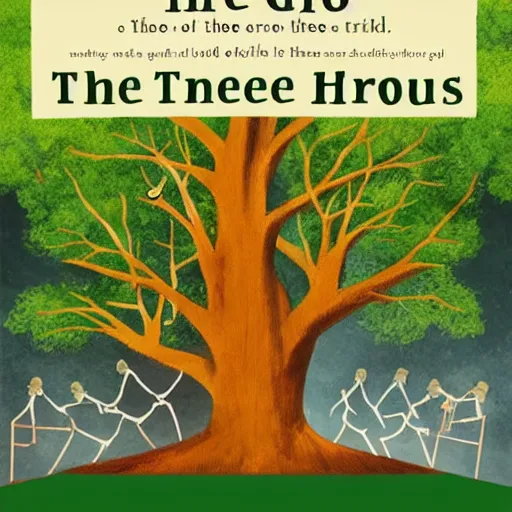 Image similar to the tree that grow books that contain different stories about all humans on the earth