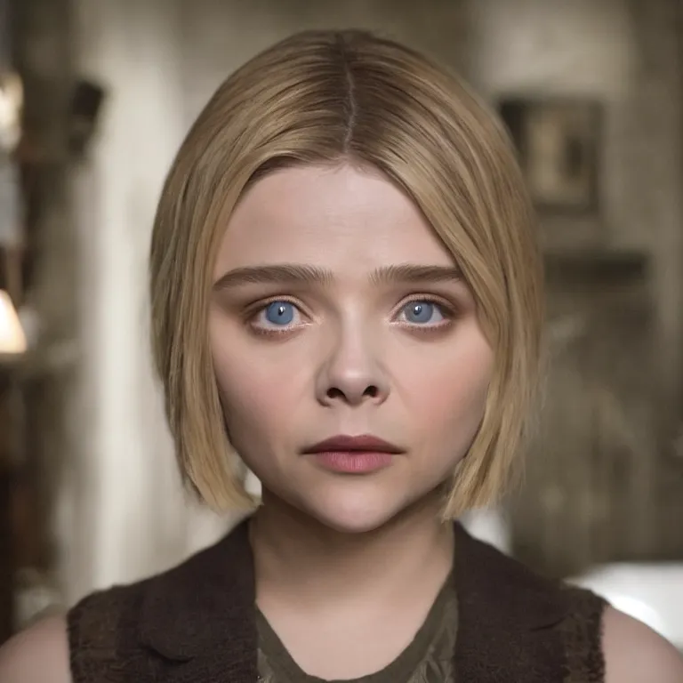 Prompt: Chloe Moretz in Inglorious Basterds, movie scene, XF IQ4, 50mm, F1.4, studio lighting, professional, 8K, Look at all that detail!, Dolby Vision, UHD