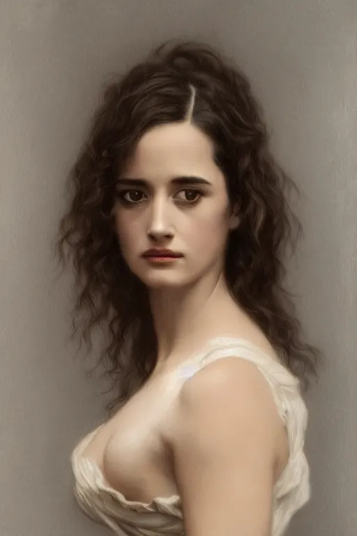 Prompt: portrait en buste Eva Green, traditional corsican, intricate, highly detailed, artstation, illustration, jurgens, rutkowski, bouguereau