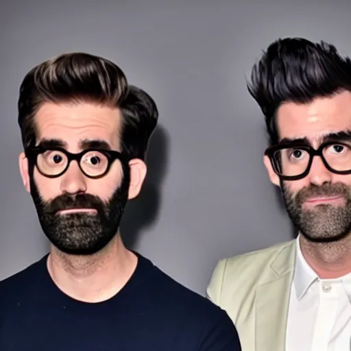 Image similar to Rhett and link