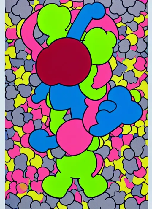 Prompt: kaws artwork