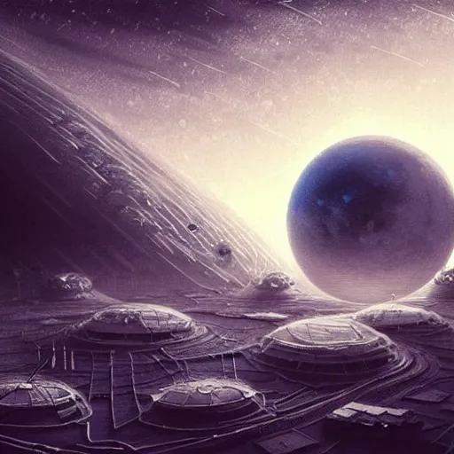 Prompt: Eastern European sleep quarters on the Moon city, Noviy Norilsk, sci-fi, fantasy, Earth seen on the dark sky, intricate, very very beautiful, elegant, highly detailed composition, giant planet Earth in the sky, digital rendering, artstation, concept art, smooth, sharp focus, illustration, art by artgerm and greg rutkowski and alphonse mucha