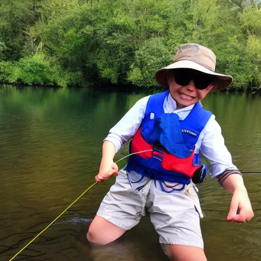 Image similar to birthday party fly fishing