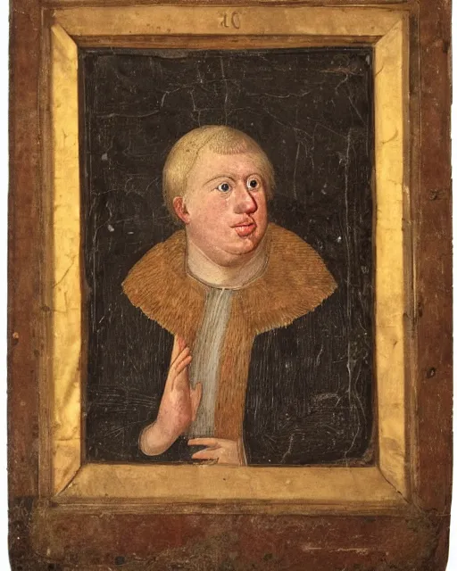 Image similar to a 1 2 0 0 s portrait of boris johnson