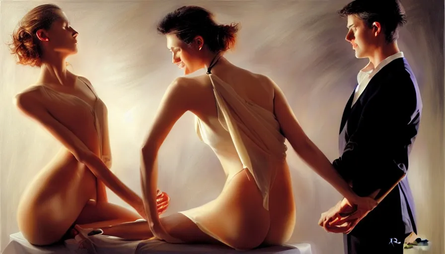 Image similar to the two complementary forces that make up all aspects and phenomena of life, by Rob Hefferan