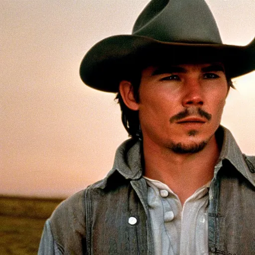 Prompt: josh hartnett as ennis del mar in brokeback mountain