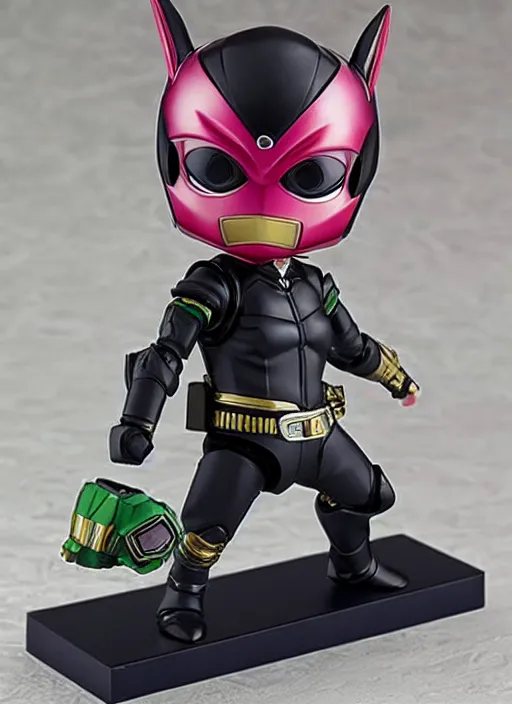 Prompt: kamen rider, an anime nendoroid of kamen rider, figurine, detailed product photo