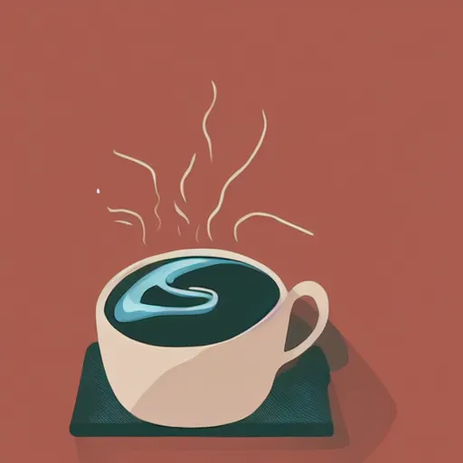 Image similar to illustration morning coffee enjoyment by malika favre