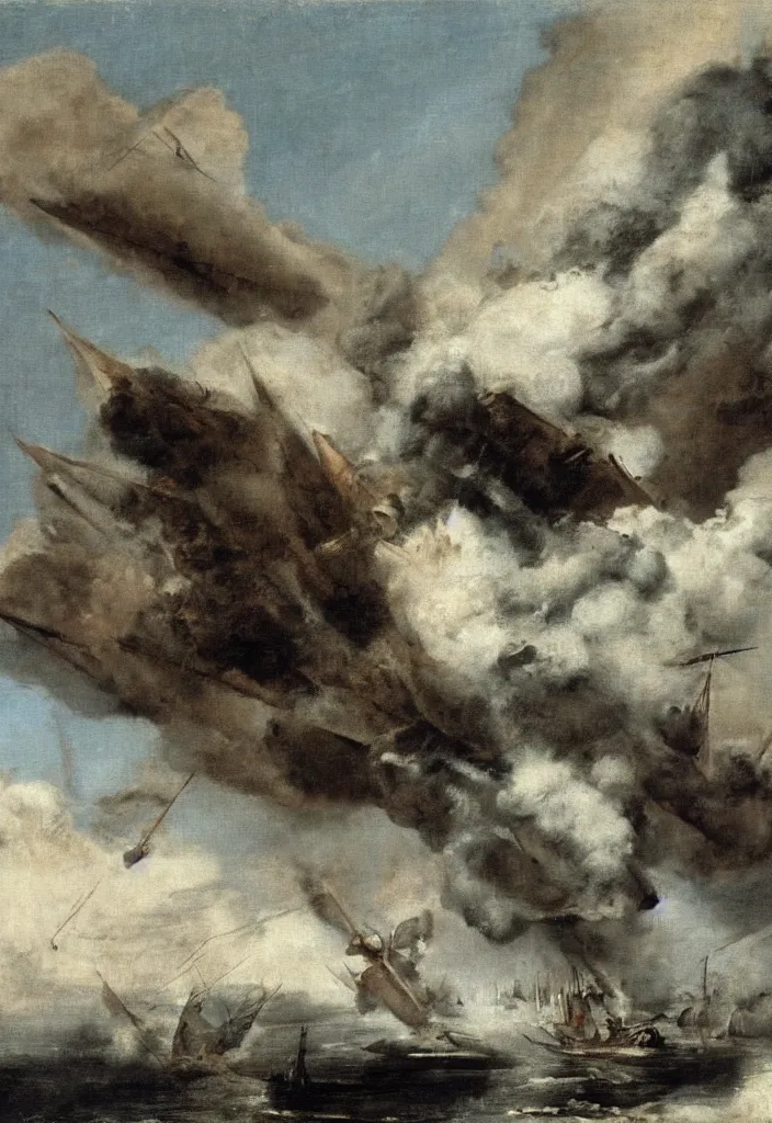 Prompt: world trade center plane attacks by theodore gericault