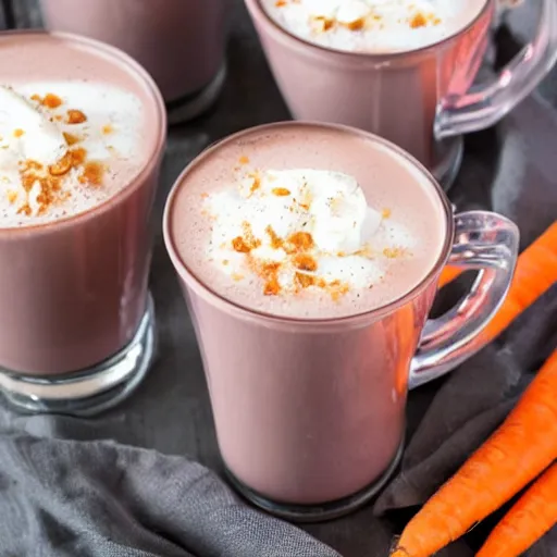 Image similar to hot coco with carrots in it