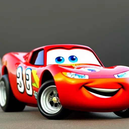 Image similar to Ebay listing of lighting mcqueen, Car on sale, Ebay website, lightning mcqueen being sold online