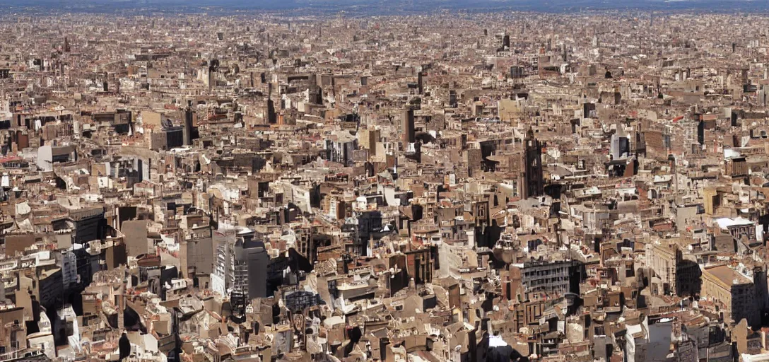 Image similar to albacete city mixed with new york