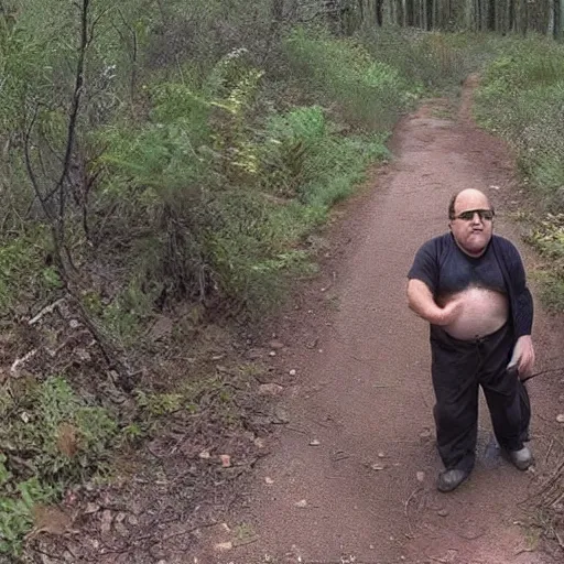 Image similar to danny devito trailcam footage