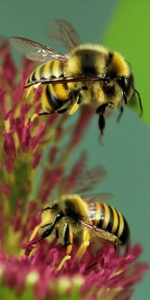 Image similar to fat bee sleeping inside human lips, airbrush catalogue diagram scientific photography