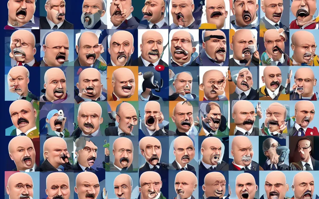 Image similar to alexander lukashenko as minion realistic faces