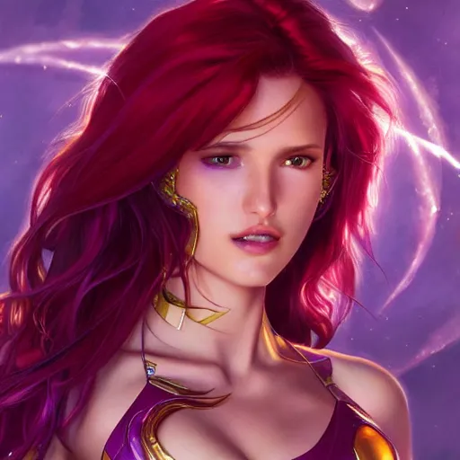 Prompt: ultra realistic illustration, bella thorne as starfire anime, intricate, elegant, highly detailed, digital painting, artstation, concept art, smooth, sharp focus, illustration, art by artgerm and greg rutkowski and alphonse mucha