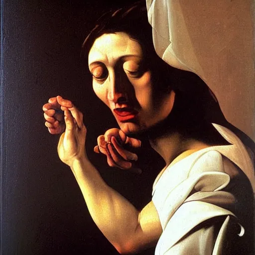 Image similar to caravaggio oil painting