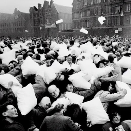 Image similar to d - day pillow fight