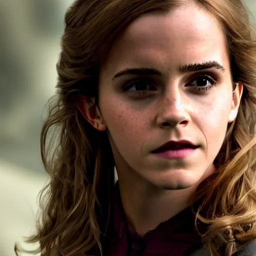 Prompt: emma watson as hermione granger in the avengers
