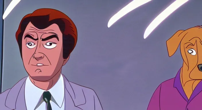 Image similar to a still of columbo in scooby - doo ( 1 9 6 9 ), 4 k, hi - res
