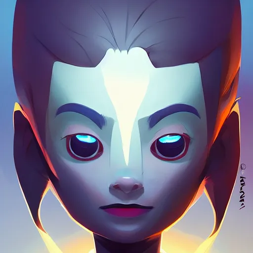 Image similar to face icon stylized minimalist comic - con, loftis, cory behance hd by jesper ejsing, by rhads, makoto shinkai and lois van baarle, ilya kuvshinov, rossdraws global illumination