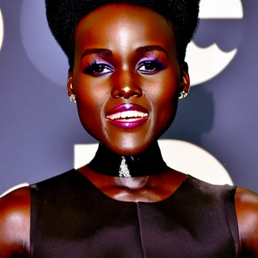 Prompt: a mixture of janelle monae and lupita nyongo